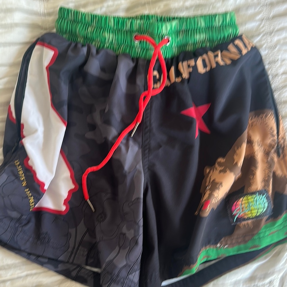 SLUNKS volleyball shorts - limited edition CA shorts - men’s size XXXS